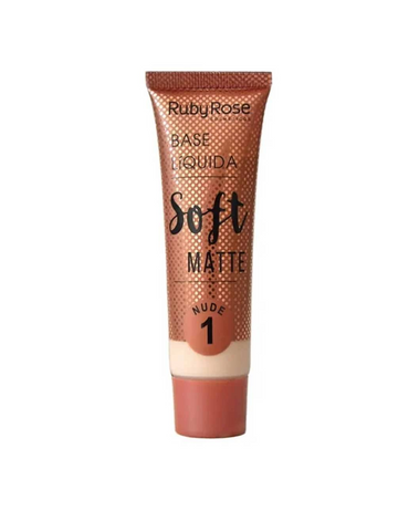 RUBY ROSE LIQUID FOUNDATION SOFT MATTE NUDE #1 HB-8050/1