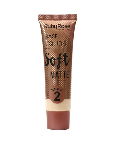 RUBY ROSE LIQUID FOUNDATION SOFT MATTE BEIGE #2 HB-8050/2