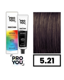 PROYOU PERMANENT COLOR 5.21 90 ML.