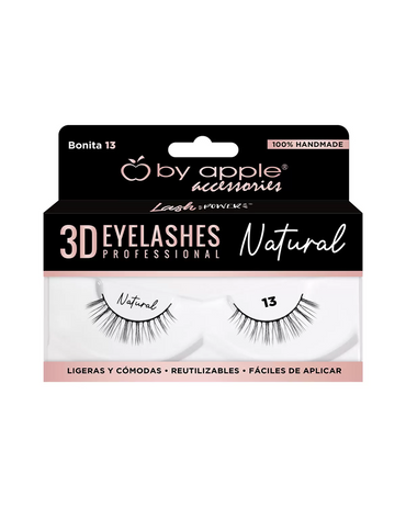 BY APPLE 3D EYELASHES NATURAL BONITA 13 66201