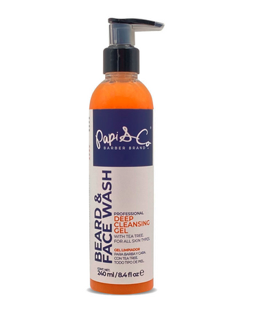 PAPI & CO. BEARD & FACE WASH DEEP CLEASING GEL 250 ML.