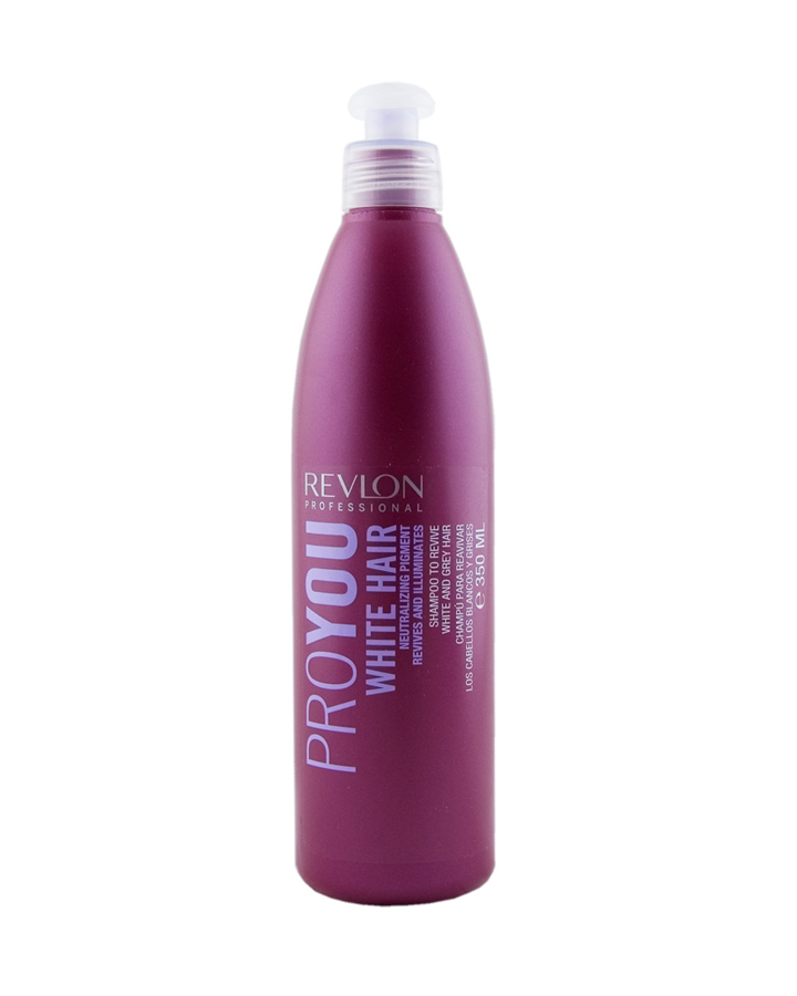 REVLON PROYOU WHITE HAIR SHAMPOO 350 ML.